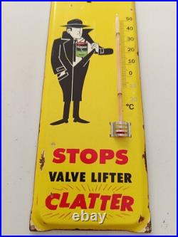Vintage Glass Thermometer BARDAHL OIL No porcelain 40'S-50'S era Vintage Glass Thermometer BARDAHL OIL No porcelain 40'S-50'S era