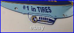 Vintage Goodyear Blimp Sign Porcelain Gas Service Tires Advertising Sign Vintage Goodyear Blimp Sign Porcelain Gas Service Tires Advertising Sign