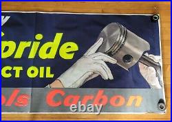 Vintage Gulfpride Hd Select Oil Banner Controls Carbon