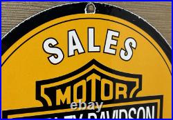 Vintage Harley Davidson Motorcycles Porcelain Dealership Sign Gas Oil Quality Vintage Harley Davidson Motorcycles Porcelain Dealership Sign Gas Oil Quality