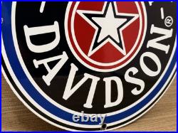 Vintage Harley Davidson Motorcycles Porcelain Dealership Sign Gas Oil Quality Vintage Harley Davidson Motorcycles Porcelain Dealership Sign Gas Oil Quality