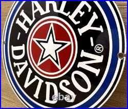 Vintage Harley Davidson Motorcycles Porcelain Dealership Sign Gas Oil Quality Vintage Harley Davidson Motorcycles Porcelain Dealership Sign Gas Oil Quality