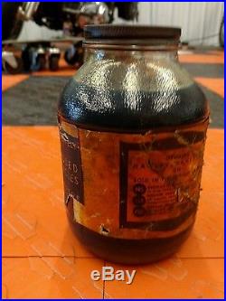 Vintage Harley Davidson oil can / Jar