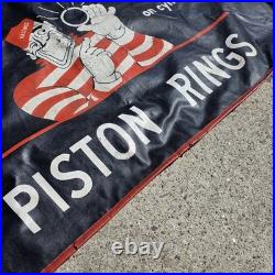 Vintage Hastings Piston Rings Fender Cover Automotive Oil Gas Advertising Retro