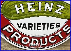 Vintage Heinz 57 Porcelain Sign Oil Gas Station Restaurant Diner Ketchup Mustard