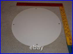 Vintage Hi-speed Ethyl Gas 11 3/4 Porcelain Metal High Speed Gasoline Oil Sign