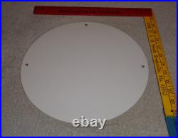 Vintage Hi-speed Ethyl Gas 11 3/4 Porcelain Metal High Speed Gasoline Oil Sign