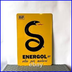 Vintage High Quality AGIP Energol BP Sign -XXL 24x16(60x40 cm) Vintage High Quality AGIP Energol BP Sign -XXL 24x16(60x40 cm)