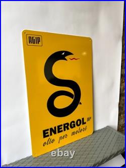 Vintage High Quality AGIP Energol BP Sign -XXL 24x16(60x40 cm) Vintage High Quality AGIP Energol BP Sign -XXL 24x16(60x40 cm)