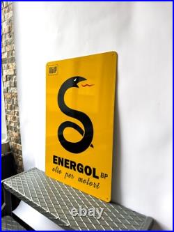 Vintage High Quality AGIP Energol BP Sign -XXL 24x16(60x40 cm) Vintage High Quality AGIP Energol BP Sign -XXL 24x16(60x40 cm)