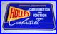 Vintage Holley Carburetor Car & Truck Ignition Parts 12 Metal Gasoline Oil Sign