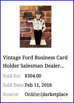 Vintage Hurst 4 5 Speed Shifter Salesman 1' Metal Gasoline Oil Card Holder Sign