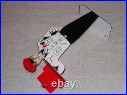 Vintage Hurst 4 5 Speed Shifter Salesman 1' Metal Gasoline Oil Card Holder Sign
