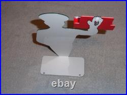 Vintage Hurst 4 5 Speed Shifter Salesman 1' Metal Gasoline Oil Card Holder Sign