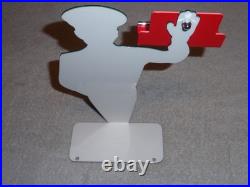 Vintage Hurst 4 5 Speed Shifter Salesman 1' Metal Gasoline Oil Card Holder Sign
