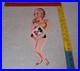 Vintage Hurst Authorized Parts Outlet Blonde Woman 14 Metal Gasoline Oil Sign