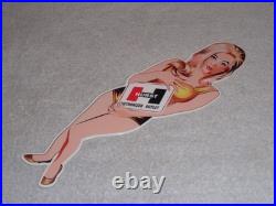 Vintage Hurst Authorized Parts Outlet Blonde Woman 14 Metal Gasoline Oil Sign Vintage Hurst Authorized Parts Outlet Blonde Woman 14 Metal Gasoline Oil Sign