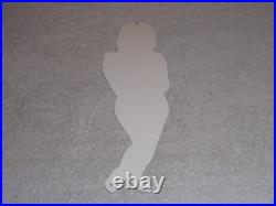 Vintage Hurst Authorized Parts Outlet Blonde Woman 14 Metal Gasoline Oil Sign