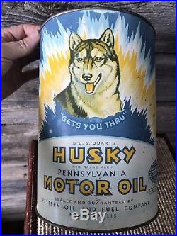 Vintage Husky Oil Can