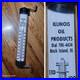 Vintage Illinois Oil Products Thermometer Rock Island Advertisement Hanging