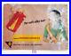 Vintage Indian Lady Graphics Castor Oil Advertising Metal Sign Board Rare TS223