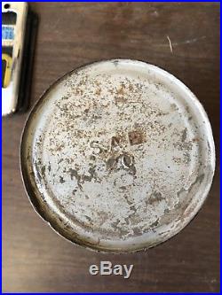 Vintage Indian Motorcycle Company 1 Quart Metal Oil Can NOS Full Harley Antique