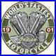 Vintage Indian Motorcycles Porcelain Sign Dealership Motor Bike Harley Gas Oil
