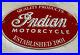 Vintage Indian Motorcycles Porcelain Sign, Dealership, Motor Bike Harley Gas Oil