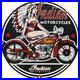 Vintage Indian Motorcycles Porcelain Sign Dealership Motor Bike Harley Gas Oil