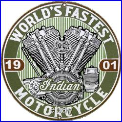 Vintage Indian Motorcycles Porcelain Sign Dealership Motor Bike Harley Gas Oil Vintage Indian Motorcycles Porcelain Sign Dealership Motor Bike Harley Gas Oil