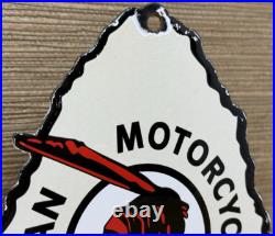 Vintage Indian Motorcycles Porcelain Sign, Dealership, Motor Bike Harley Gas Oil Vintage Indian Motorcycles Porcelain Sign, Dealership, Motor Bike Harley Gas Oil