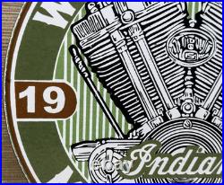 Vintage Indian Motorcycles Porcelain Sign Dealership Motor Bike Harley Gas Oil Vintage Indian Motorcycles Porcelain Sign Dealership Motor Bike Harley Gas Oil