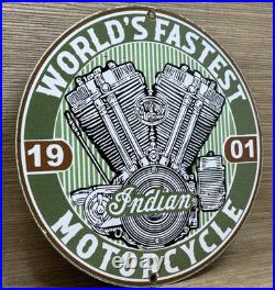 Vintage Indian Motorcycles Porcelain Sign Dealership Motor Bike Harley Gas Oil Vintage Indian Motorcycles Porcelain Sign Dealership Motor Bike Harley Gas Oil