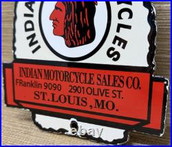 Vintage Indian Motorcycles Porcelain Sign, Dealership, Motor Bike Harley Gas Oil Vintage Indian Motorcycles Porcelain Sign, Dealership, Motor Bike Harley Gas Oil