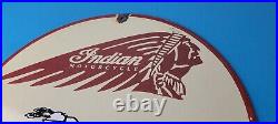 Vintage Indian Motorcycles Sign Snoopy Biker Sign Gas Pump Porcelain Sign