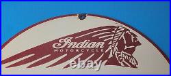 Vintage Indian Motorcycles Sign Snoopy Biker Sign Gas Pump Porcelain Sign