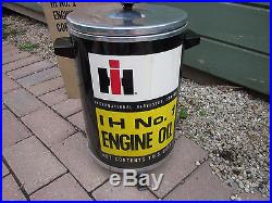 Vintage International Harvester Engine Oil Can Coffee Pot Percolator Display
