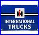 Vintage International Harvester Porcelain Dealership Sign Gas Sales Service Oil