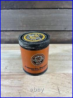 Vintage Johnson Oil Refining Co. Chicago IL 1 LB Grease Can