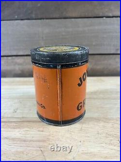 Vintage Johnson Oil Refining Co. Chicago IL 1 LB Grease Can