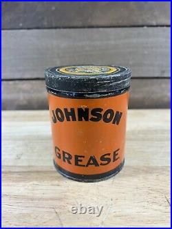 Vintage Johnson Oil Refining Co. Chicago IL 1 LB Grease Can