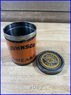 Vintage Johnson Oil Refining Co. Chicago IL 1 LB Grease Can