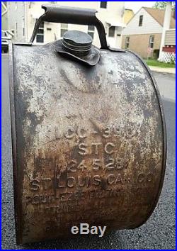 Vintage Kendall Motor Oil Penzbest 100% Pure Pennsylvania 5 Gallon Rocker Can