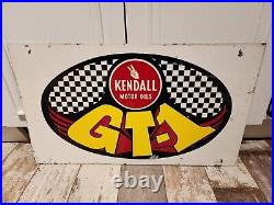 Vintage Kendall oil sign advertising