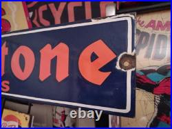 Vintage Large Firestone Tires Auto Advertising Porcelain Service Sign Gas Oil Vintage Large Firestone Tires Auto Advertising Porcelain Service Sign Gas Oil