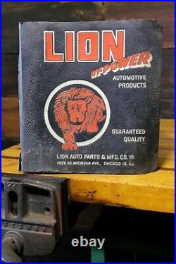 Vintage Lion Motor Oil Automotive Parts Catalog book manual Gas oil advertising Vintage Lion Motor Oil Automotive Parts Catalog book manual Gas oil advertising