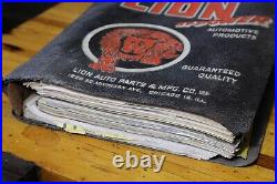 Vintage Lion Motor Oil Automotive Parts Catalog book manual Gas oil advertising