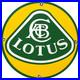 Vintage Lotus Porcelain Dealership Sign Italy Lamborghini Gas Oil Enzo Ferrari