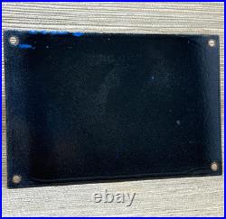 Vintage Luscombe Aircraft Porcelain Sign Dealership Gas Oil Hangar Airplane Corp