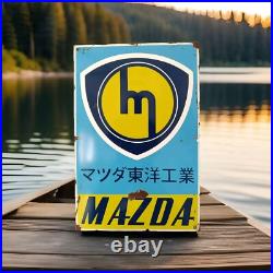 Vintage MAZDA Sign no Porcelain Sign Car Dealership Automobile Gas Pump Signs Vintage MAZDA Sign no Porcelain Sign Car Dealership Automobile Gas Pump Signs
